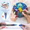 LET'S RESIN 36 Acrylic Paint Pens Markers, Dual Tip Fine&Brush Paint Markers, Strong Coverage Bright Colors Paint Pens for Rocks, Canvas, Wood, Glass,Fabric, Plastic, Acrylic Paint Set